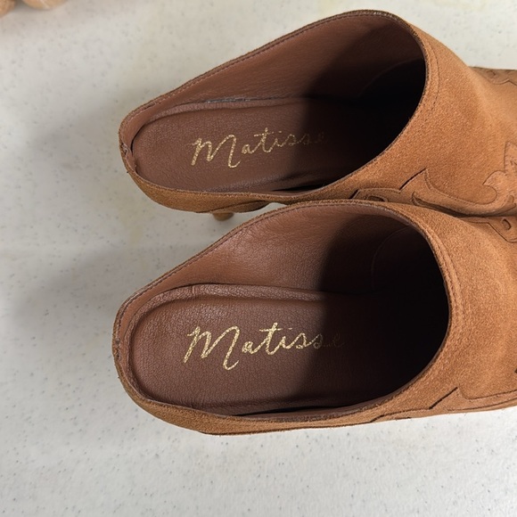 Matisse Marcell Heeled Mules in Cedar, Size 8 M - Picture 4 of 9